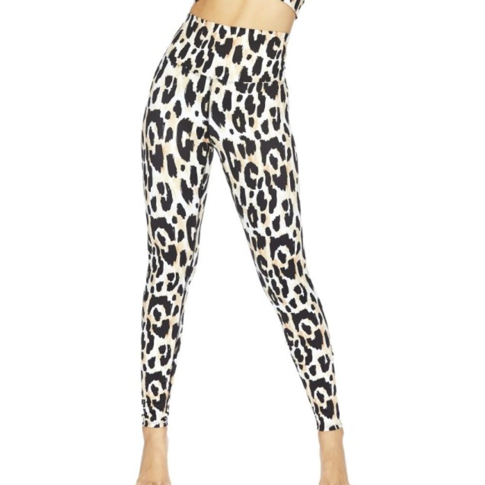 Beach Riot Piper Legging Spotted Leopard  ( L )